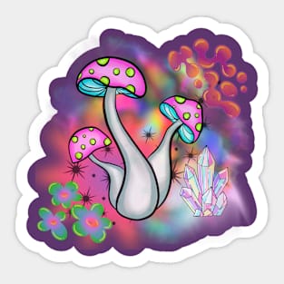 Magic Mushrooms Sticker